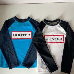 Lot of 2 Hunter for Target Kids Long Sleeve Rash Guards - size XS